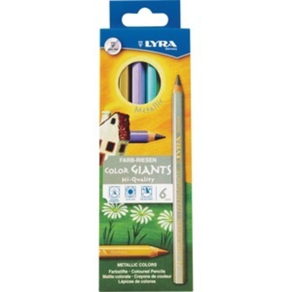 Lyra Pencil, Colrd, Mtllc, 6PK DIXL3941062